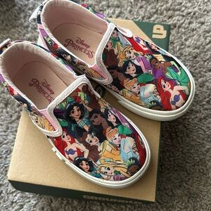 Disney princess slip on sneakers